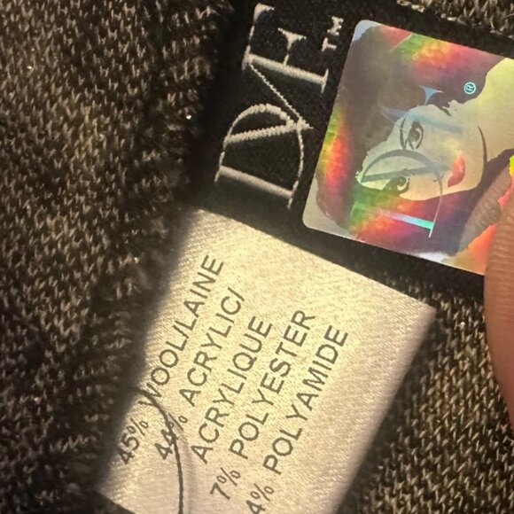 Diane Von Furstenberg 6 wool blend printed patter mini skirt black gold y2k mini - Picture 7 of 7